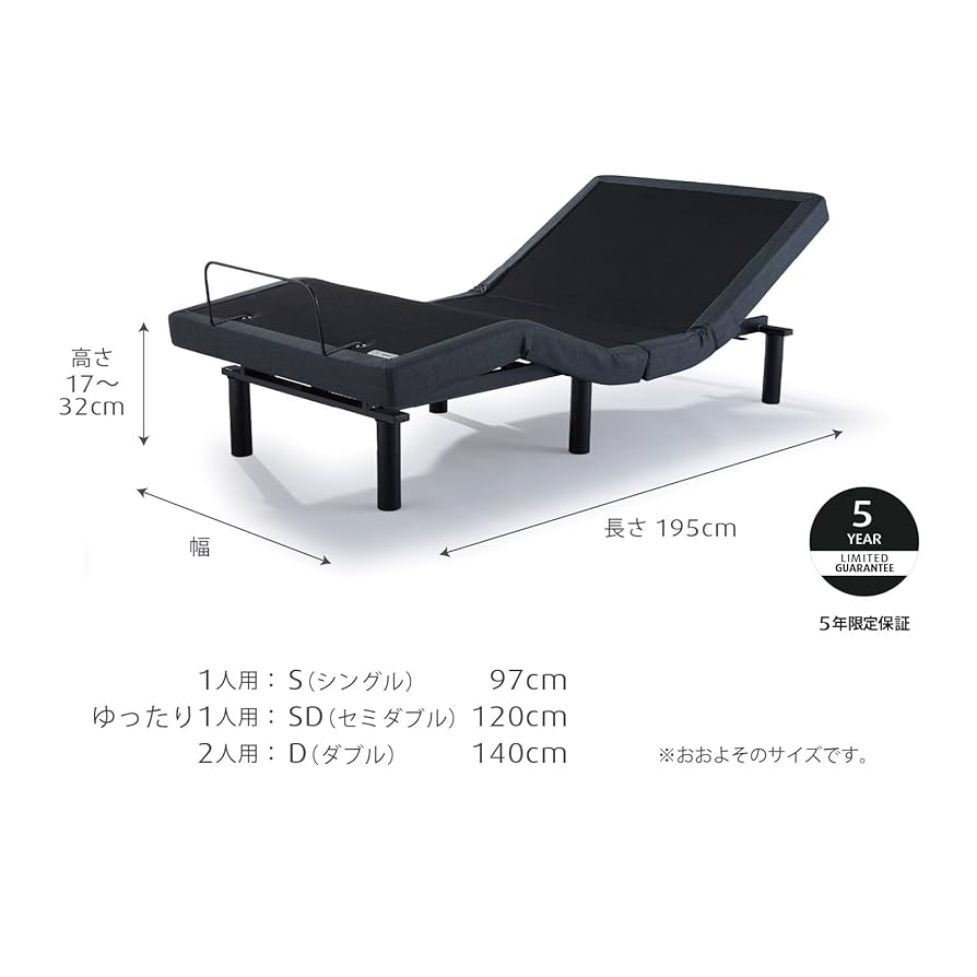 TENPUR テンピュール 電動リクライニングベッド シングル マットレス付き 514jpGSDypL._UF350,350_QL50_.jpg